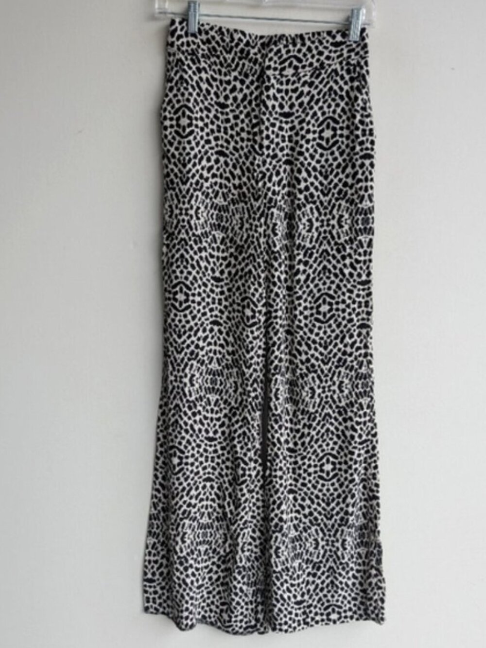 Mango Abstract Animal Print Straight Leg Pants